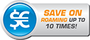 Save on roaming up to 10 times!